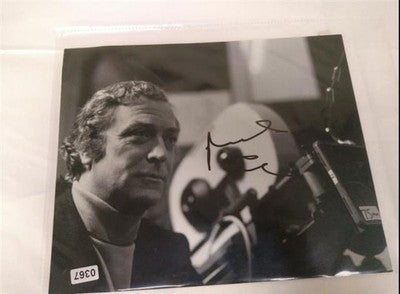 Sir Michael Caine Autographed 10x8 Photo of Hollywood Legend Michael Caine