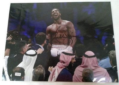 Anthony Joshua Signed 16x12 Photo AJ Edition Champion Collectible Item