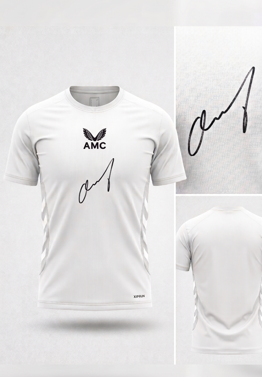 Andy Murray Signed Castore AMC Tennis Shirt Autographed Wimbledon Champion COA