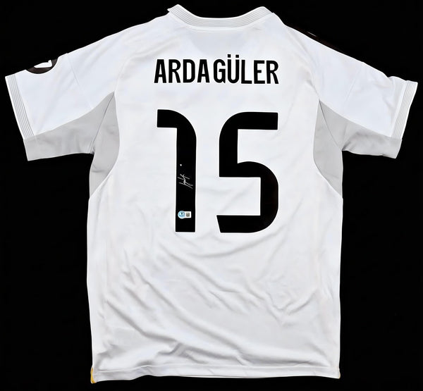 Arda Guler Signed Real Madrid Adidas Authentic Jersey Beckett Soccer