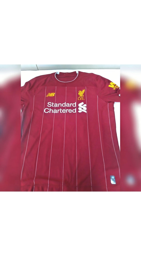 Jordan Henderson Signed NB Liverpool Jersey 201920 Beckett BAS Captain