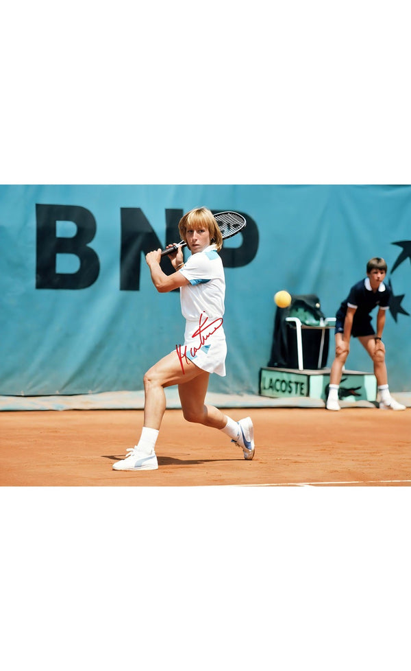 Martina Navratilova Signed 16x12 Photo of Tennis Legend and Grand Slam Star