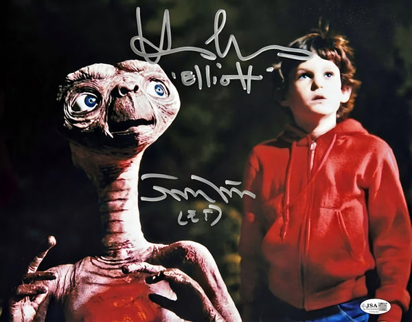 Henry Thomas Matthew De Merritt Signed E.T. the Extra-Terrestrial Photo 11x14