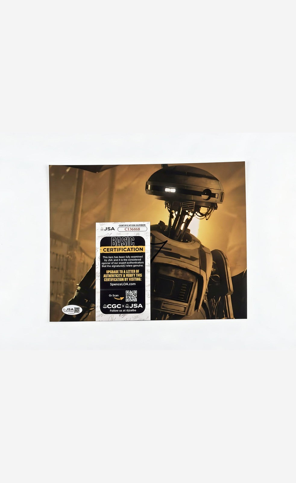 Phoebe Waller-Bridge Autographed Solo A Star Wars Story 8x10 Photo JSA Certified
