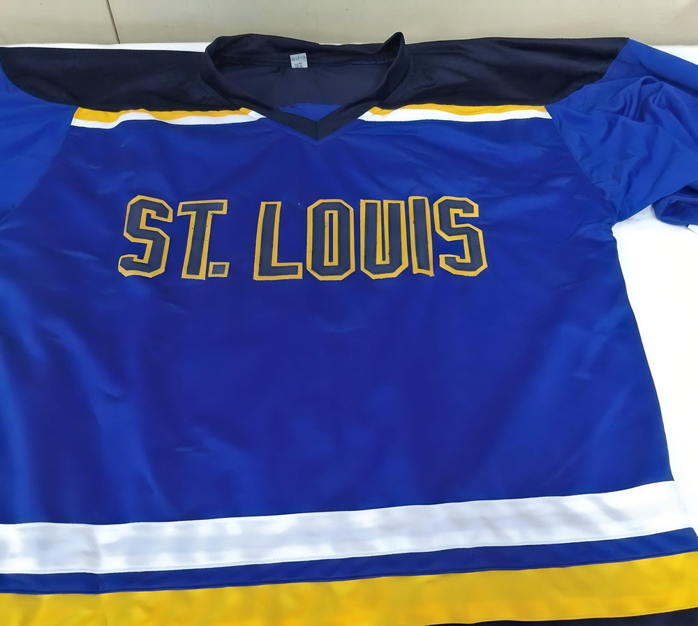 Brett Hull and Adam Oates Signed Jersey Beckett Certified NHL Greats