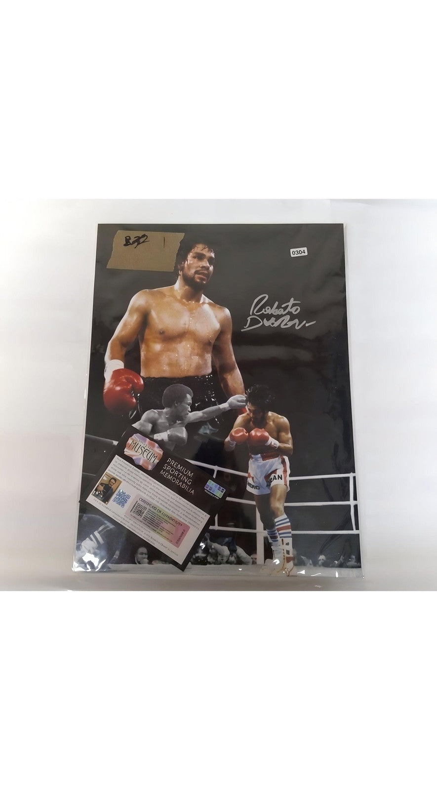 Roberto Duran Signed Montage Hands of Stone 16x12 Autographed Artwork