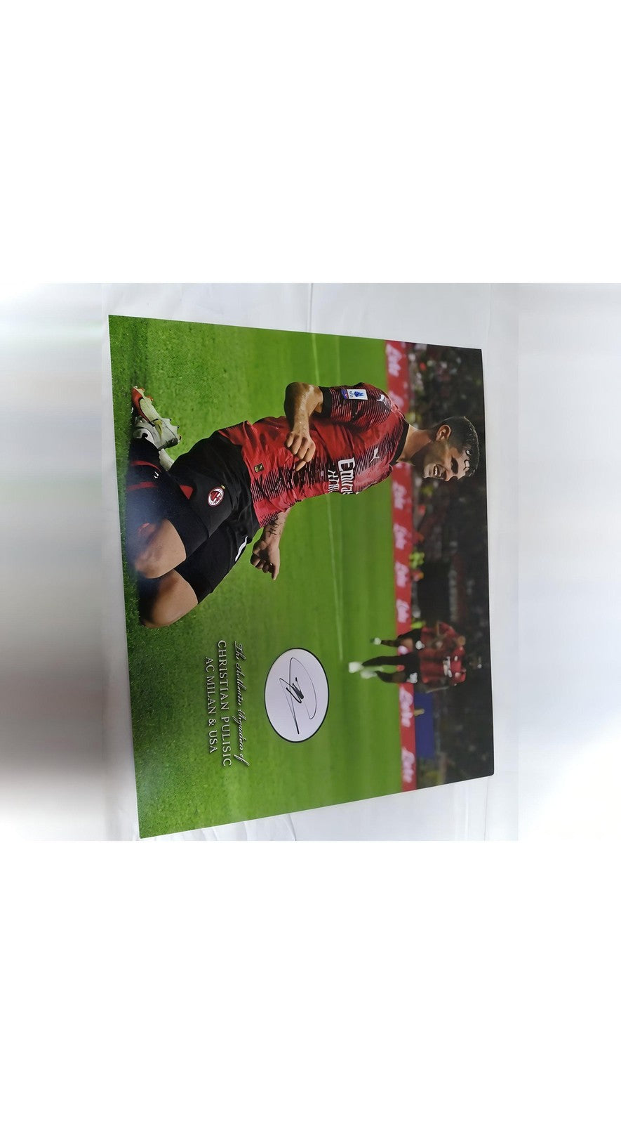 Christian Pulisic AC Milan Presentation Photo Unframed Memorabilia