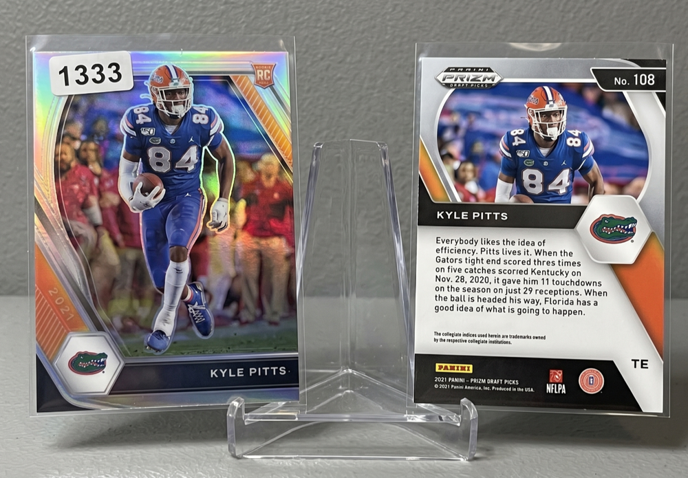 2021 Panini Prizm Draft Picks Kyle Pitts Rookie Card RC #108 Florida Gators