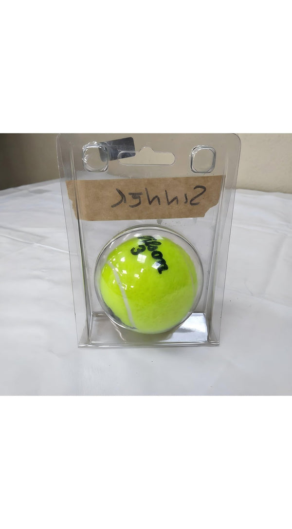 Jannik Sinner Signed Grand Slam Contender Tennis Gear Authentic Collectible