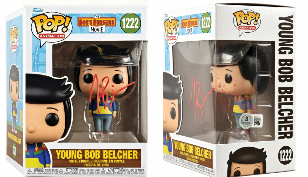 H Jon Benjamin Signed Young Bob Belcher 1222 Funko Pop Bob's Burgers Beckett COA