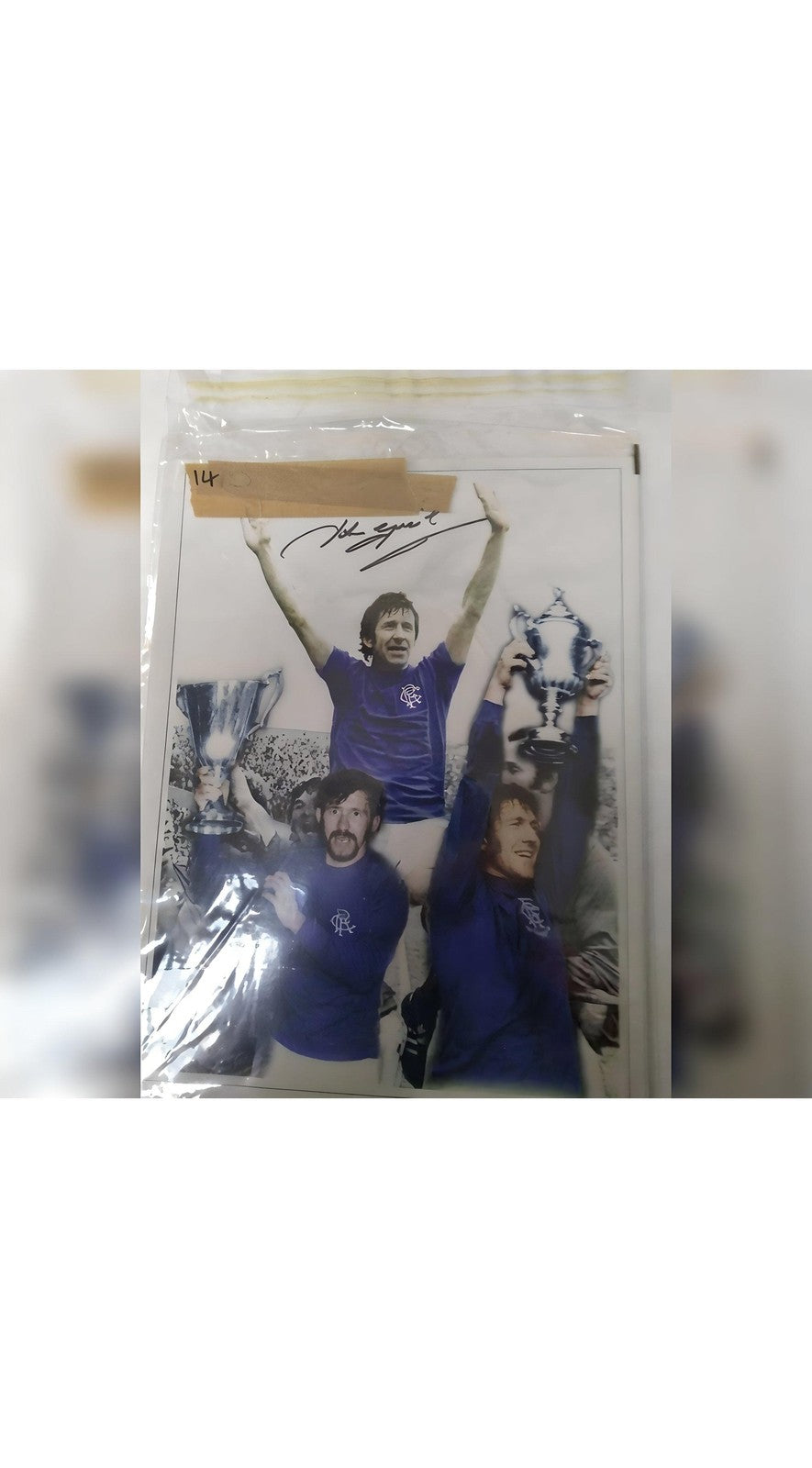 John Greig MBE Signed 16x12 Montage Ibrox Hero Greatest Ever Ranger
