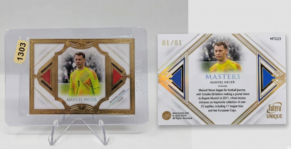 Manuel Neuer 2024 Masters Gold Frame 1 of 1 Patch Card Legendary Keeper