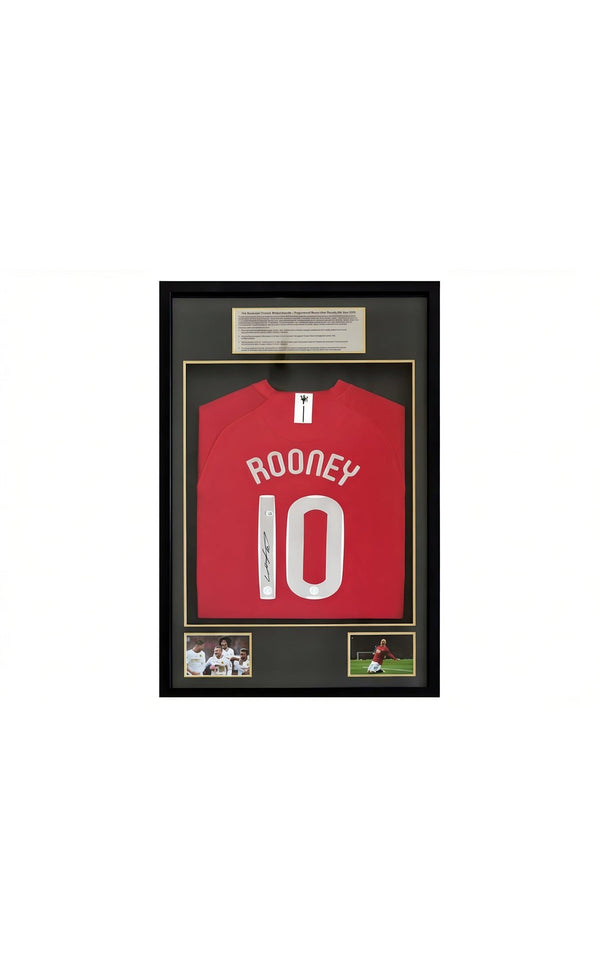 Wayne Rooney Signed Manchester United Nike Authentic Jersey Beckett COA