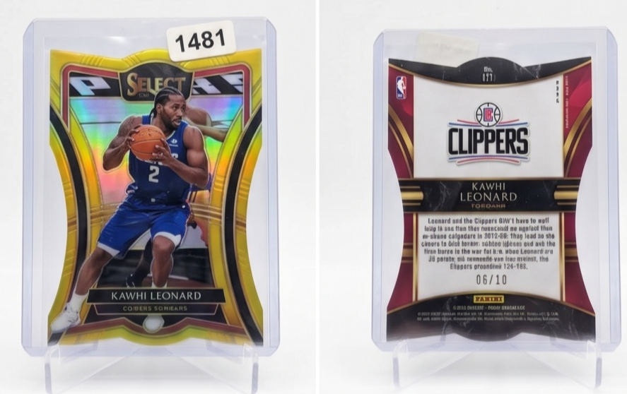 2019-20 Panini Select Kawhi Leonard Maroon Prizm 06/10 l #171 Clippers