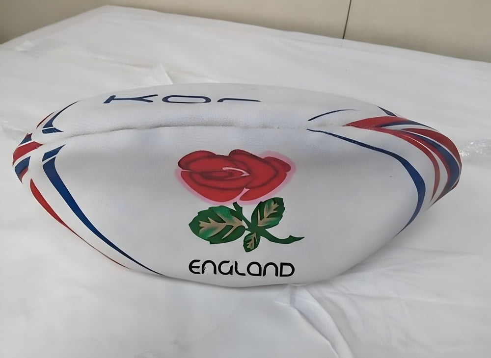 Martin Johnson Signed Full Size Rugby Ball England Legend Rugby Star
