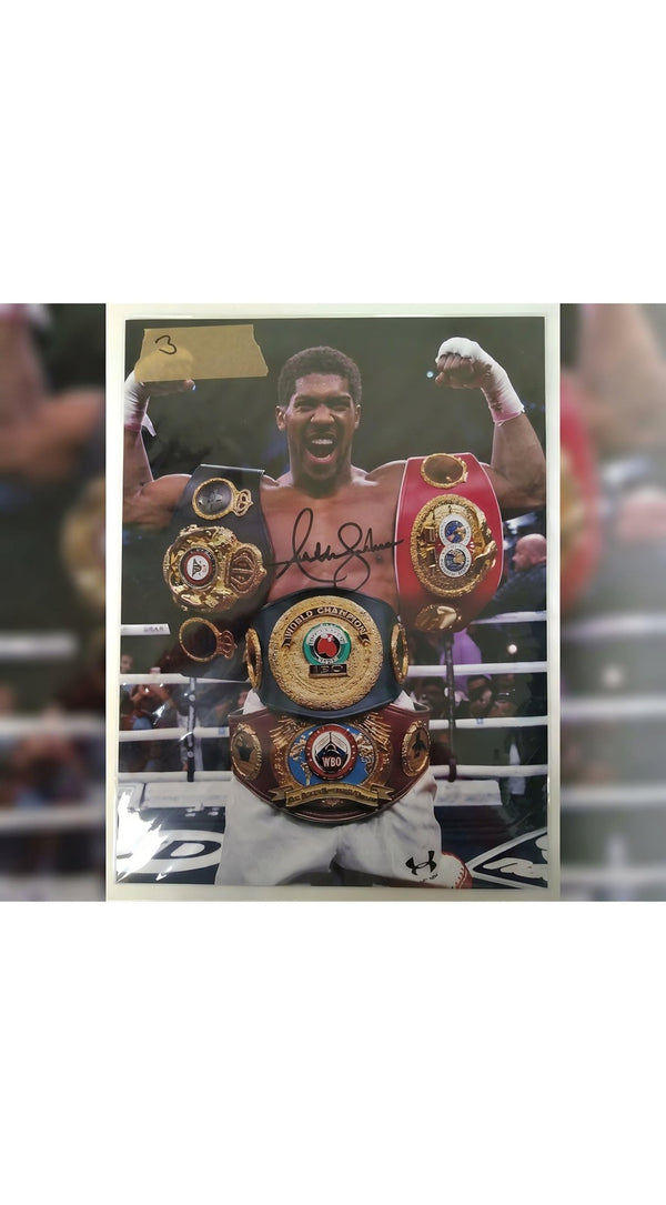 Anthony Joshua Signed 16x12 Photo AJ Edition Autographed Heavyweight Star