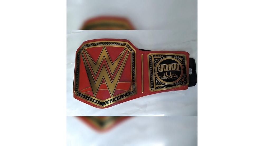 Bill Goldberg Signed WWE Championship Belt Inscribed Whos Next PSA Item