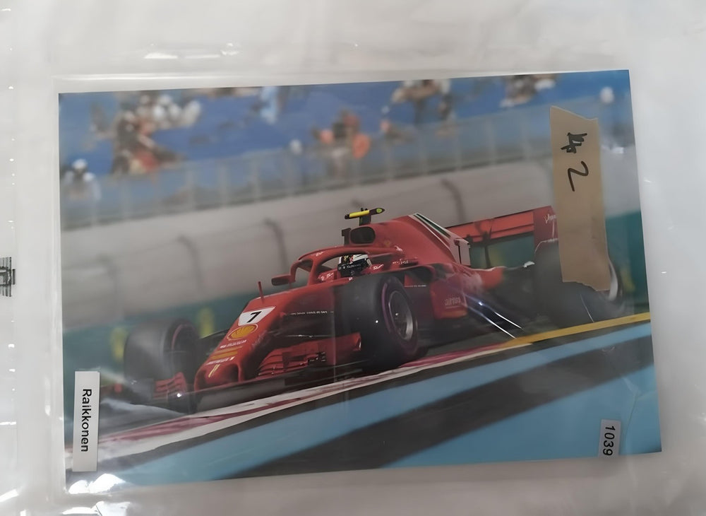 Kimi Raikkinen Ferrari Signed Photo Iceman Edition 12x8 Rare Edition
