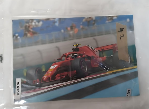 Kimi Raikkinen Ferrari Signed Photo Iceman Edition 12x8 Rare Edition