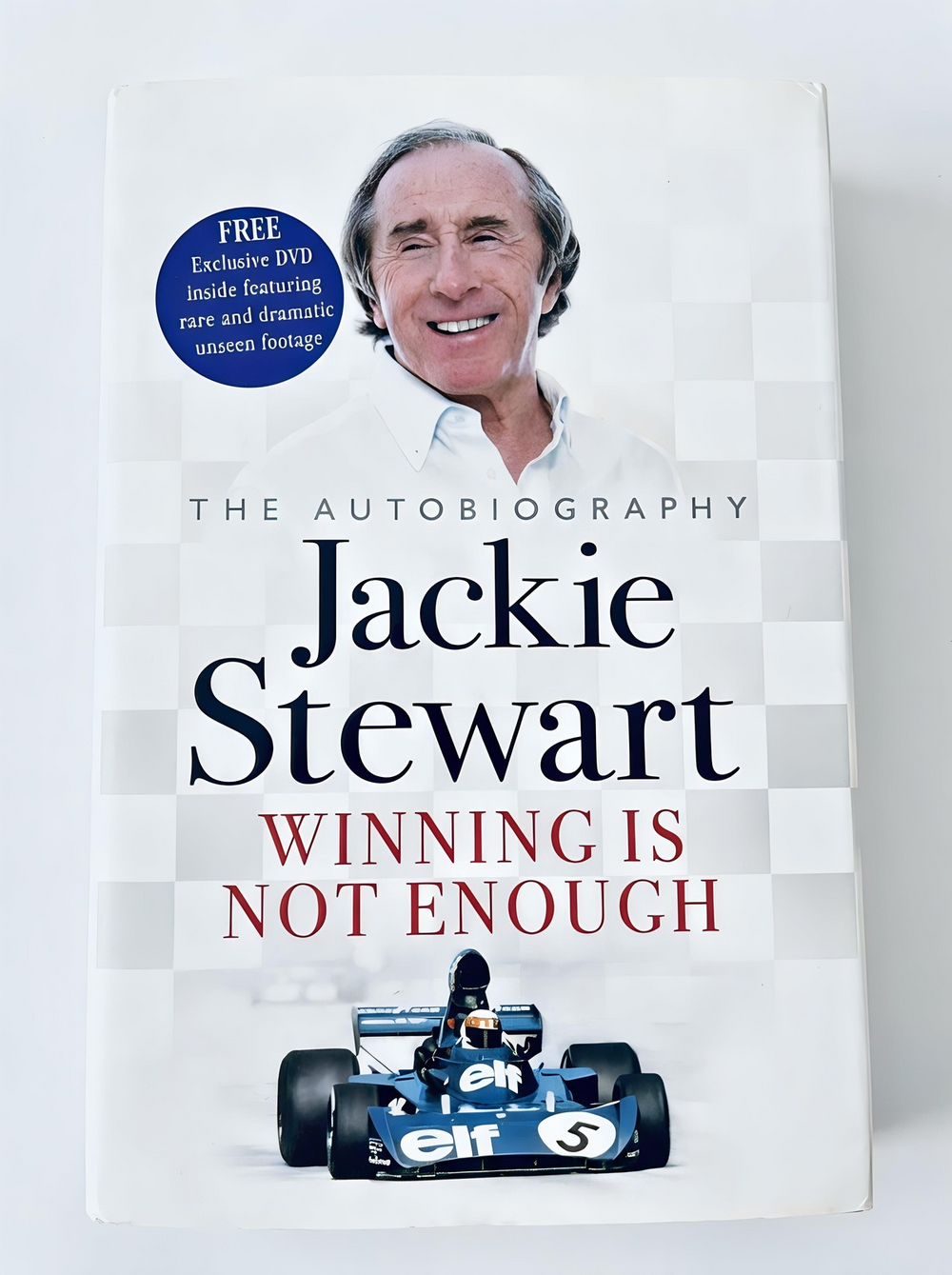Jackie Stewart Signed Winning Is Not Enough Book Limited Edition Autographed