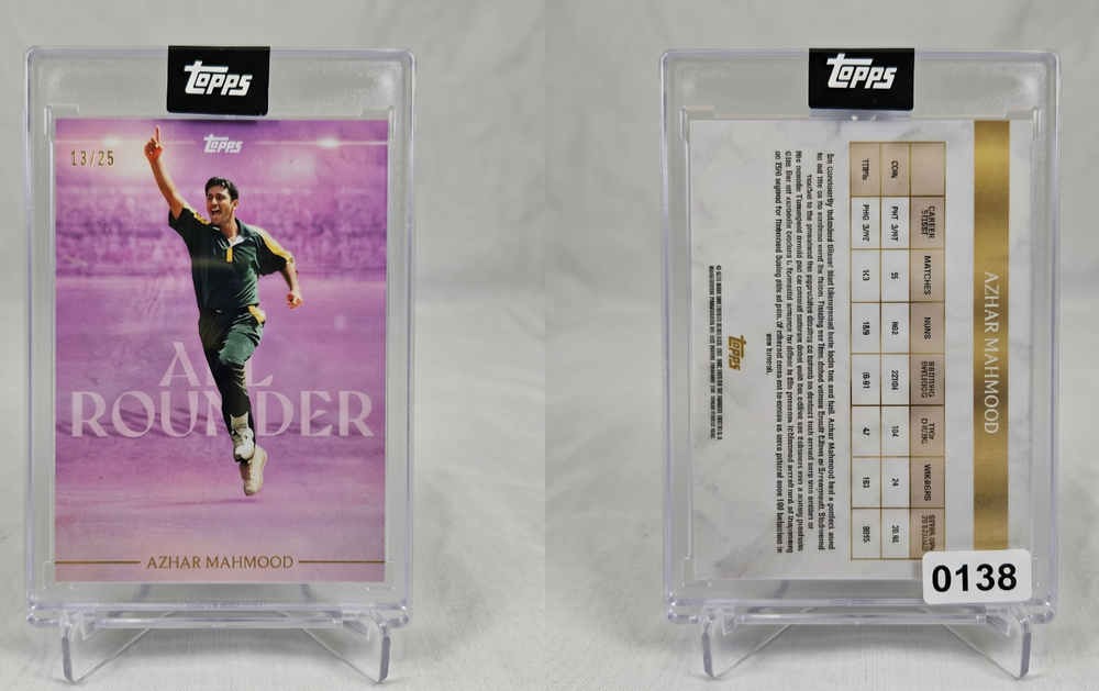 Topps Cricket Legends Of The Game Vol 2 Azhar Mahmood Collectible 25