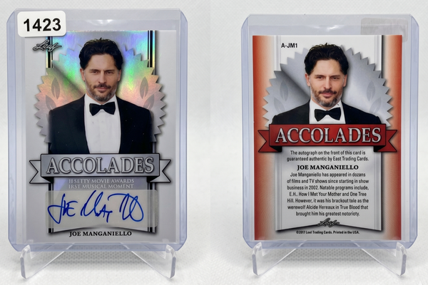 2017 Leaf Pop Century Joe Manganiello Accolades Auto #A-JM1 Silver Prismatic