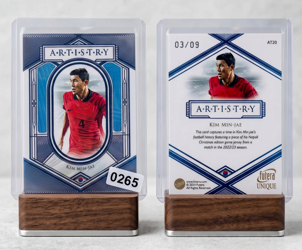 2024-25 Futera Unique Kim Min-Jae South Korea Patch Card /09 Bayern Munich AT20