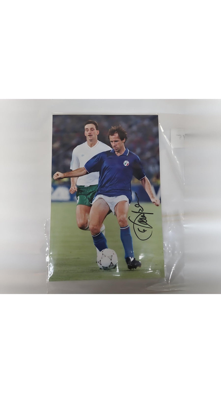 Franco Baresi Signed Photo Italy Defensive Icon 12x8 Soccer Premium