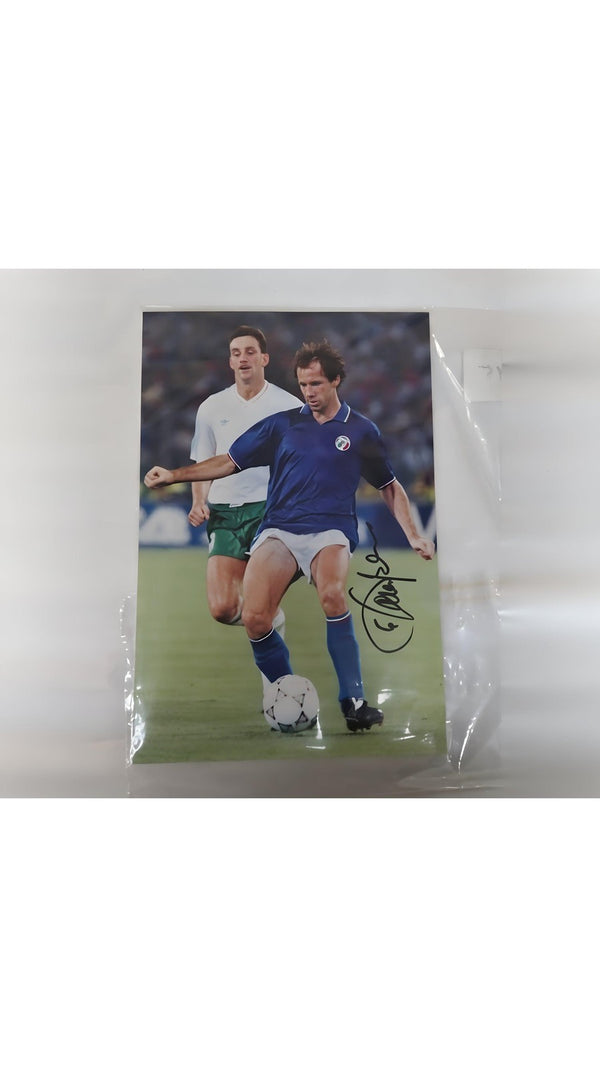 Franco Baresi Signed Photo Italy Defensive Icon 12x8 Soccer Premium