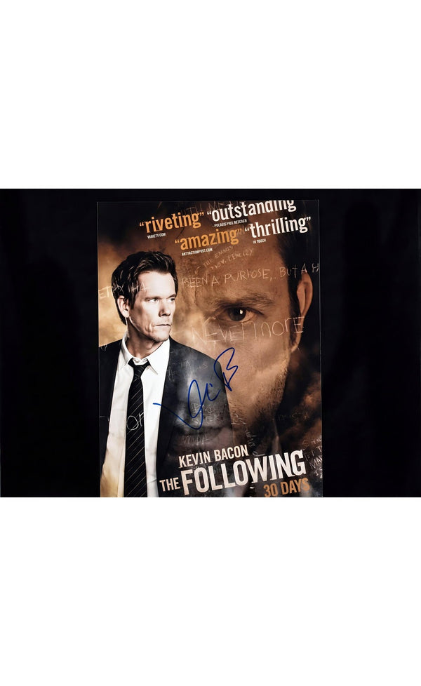 Kevin Bacon Signed 11x14 Poster with JSA Certification for Collectors