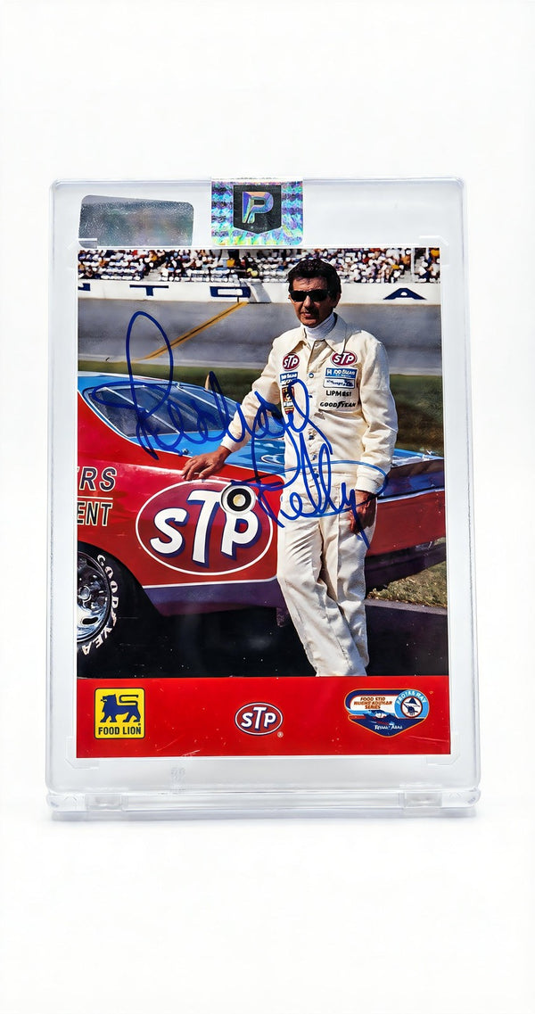 Richard Petty Signed Card STP 1992 Fan Appreciation Day NASCAR Legend Auto