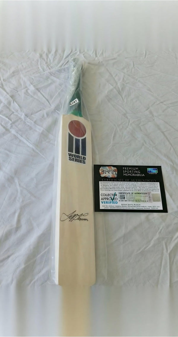 Jeff Thomson Signed Mini Bat Australian Cricket Legend Autographed Memorabilia