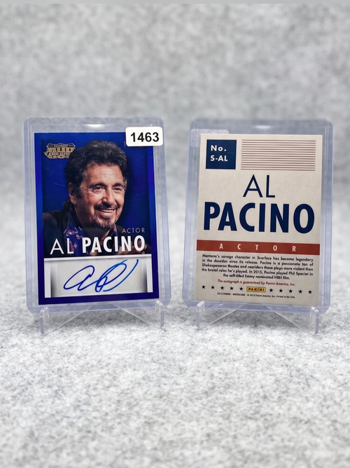 2015 Panini Americana Al Pacino Auto #S-AL Blue Border Parallel Scarface