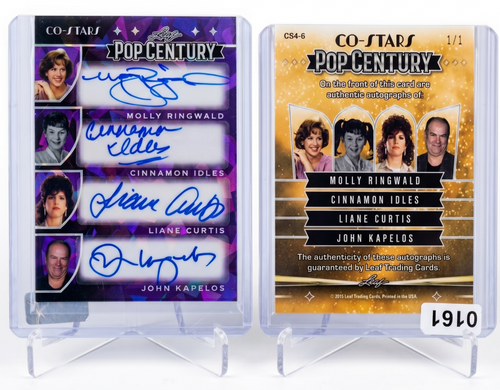 2015 Leaf Pop Century Sixteen Candles Quad Auto 1/1 مولي رينجوالد - Co-Star CS4-6