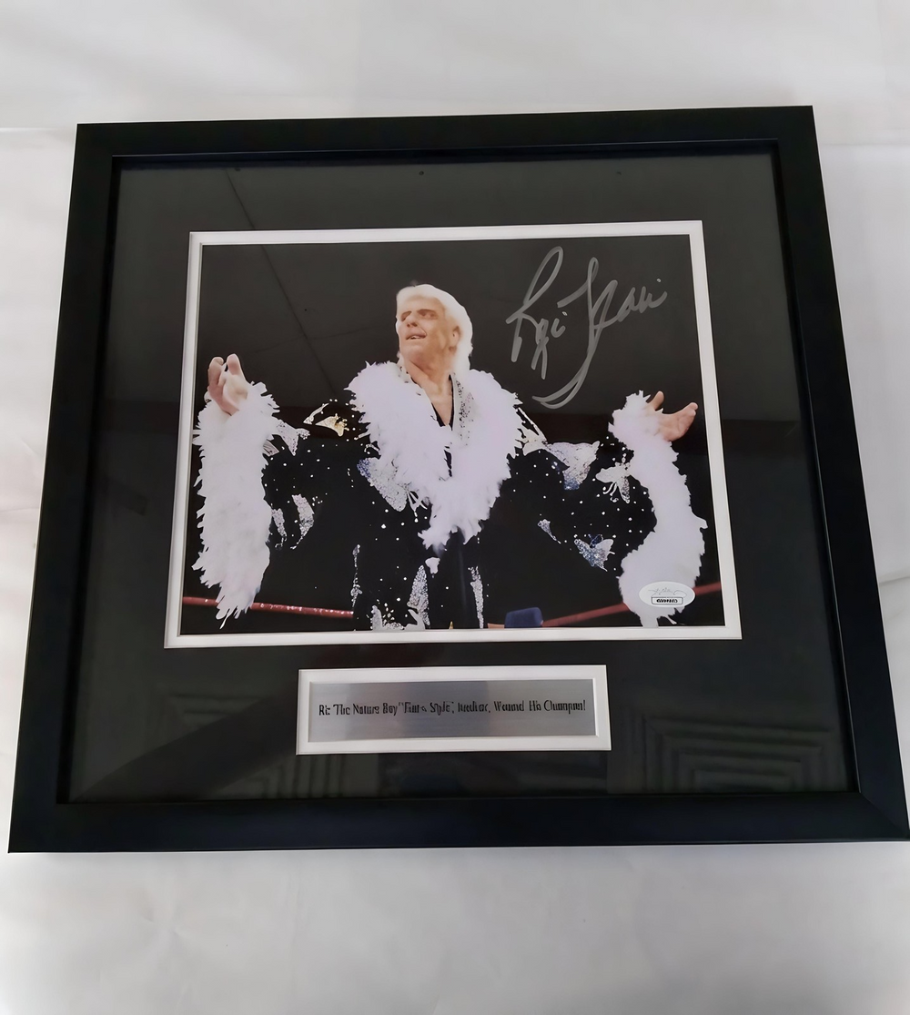Ric Flair Signed Autographed 8x10 Photo JSA Authentic WWE WCW Legend