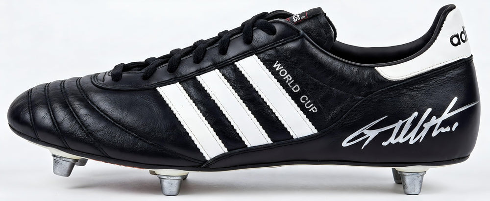 Geoff Hurst Signed adidas World Cup Boot 1966 Legendary Football Relic