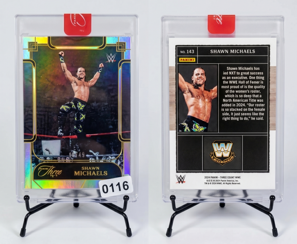 2024 Panini Three Count Shawn Michaels #143 WWE Legends Foil /49 HBK