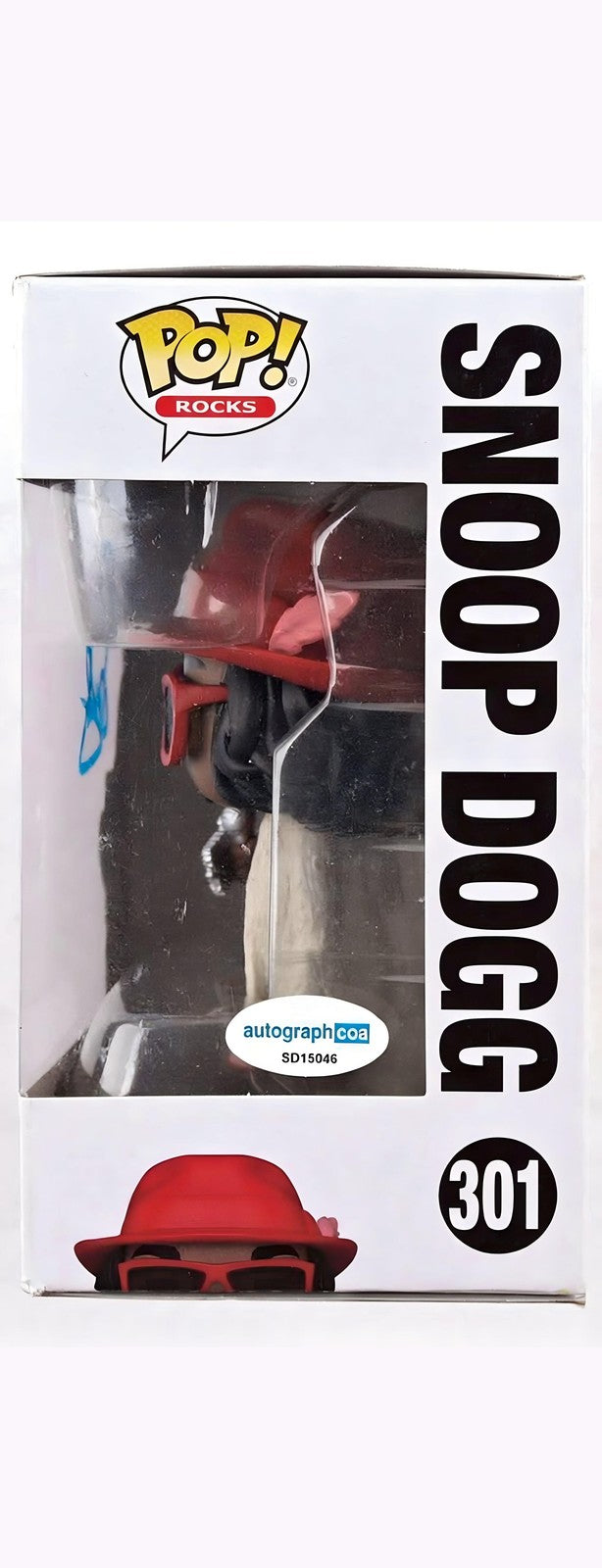 Snoop Dogg Signed Snoop Dogg 301 Funko Pop Vinyl Figure Autograph COA