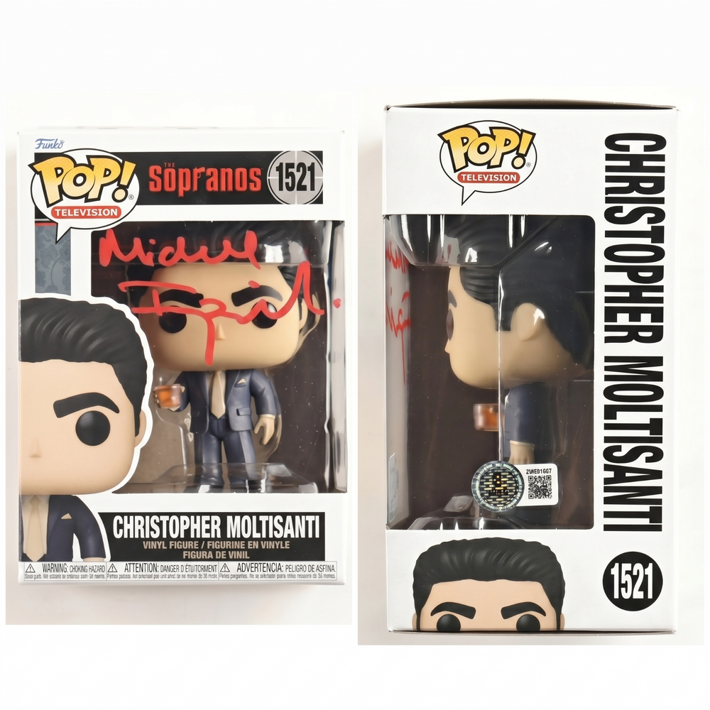 Michael Imperioli Signed Christopher Moltisanti 1521 Funko Pop Sopranos Beckett
