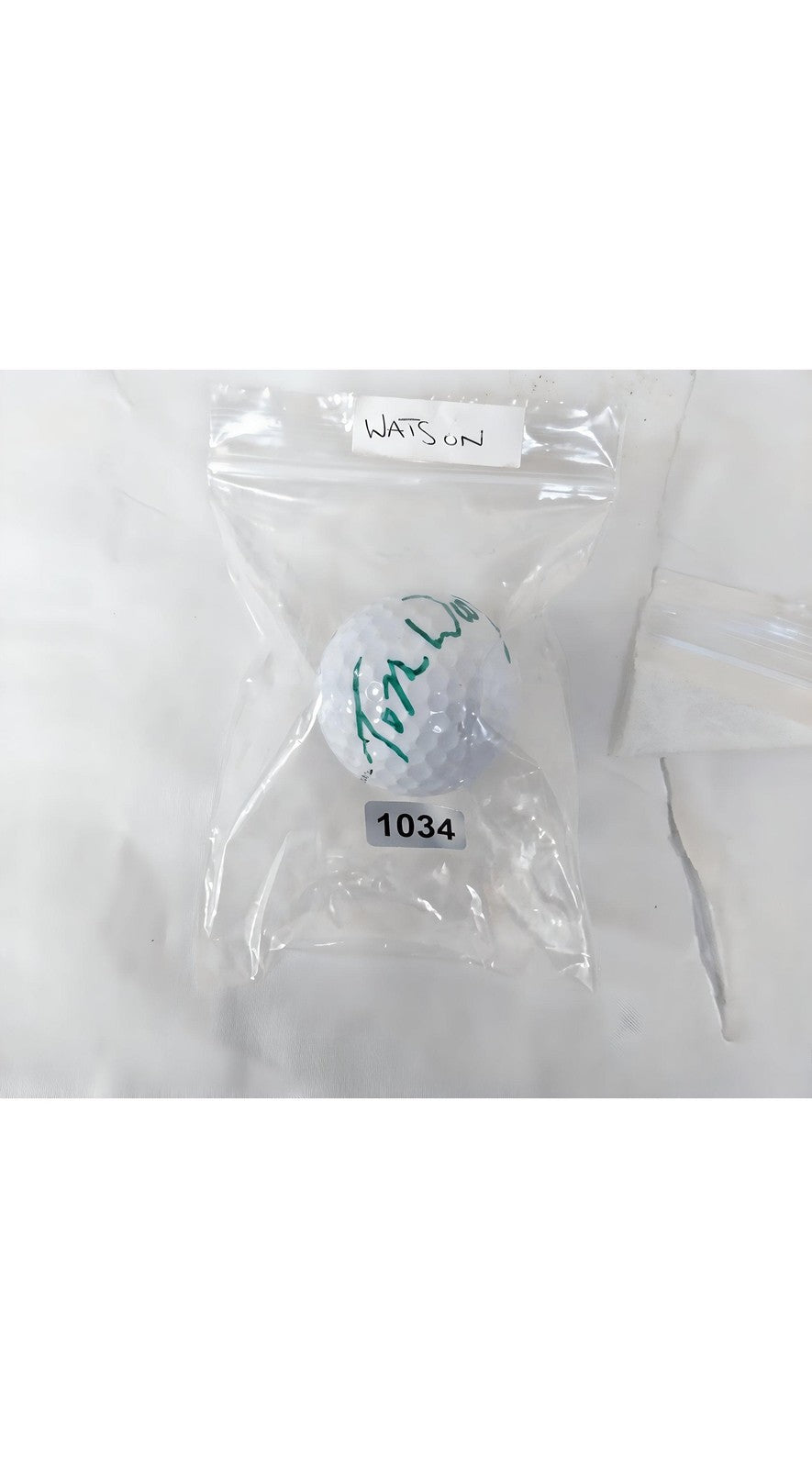 Tom Watson Signed Golf Ball Autographed by PGA Legend for Collectors