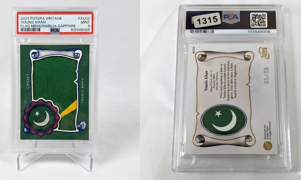 Authentic Younis Khan Cricket Icon Flag Memorabilia for Loyal Fans