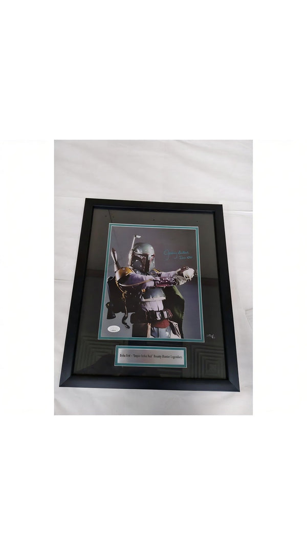 Jeremy Bulloch Signed Star Wars 8x10 Photo Inscribed Boba Fett JSA CoA