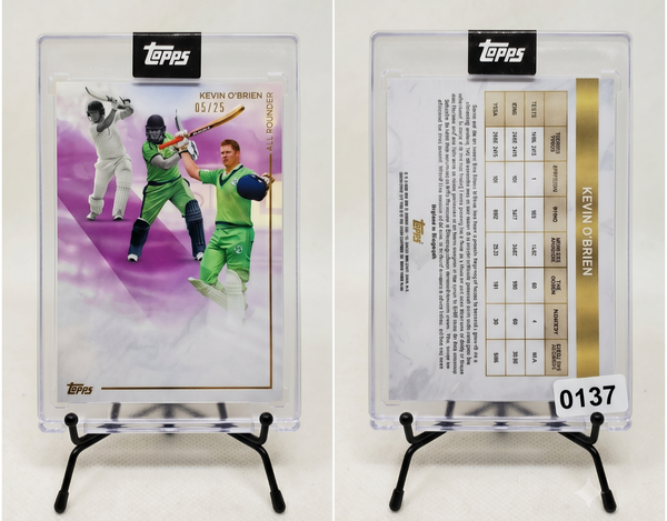 2025 Topps Cricket Legends Game Vol 2 Kevin OBrien /25 Irish Icon Memorabilia
