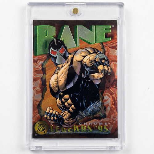 1995 SkyBox DC Chrome Legends '95 Bane بطاقة إدخال غريزة الرعب #89 باتمان