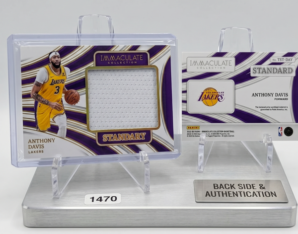 Immaculate Anthony Davis Patch Card 86/99 for Los Angeles Lakers Fans