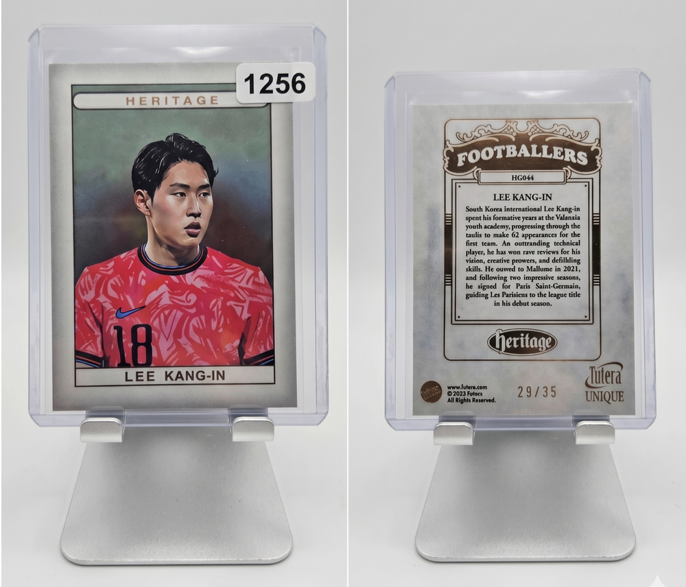 2024 Futera Unique Lee Kang-in HERITAGE QUARTZ Parallel /35 #HG044 Korea PSG