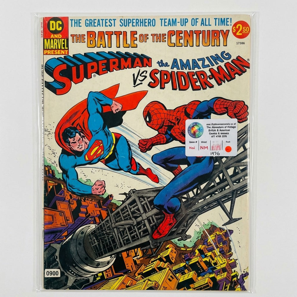Superman Vs The Amazing Spider-Man 1976 Big Treasury Classic Comic Clash