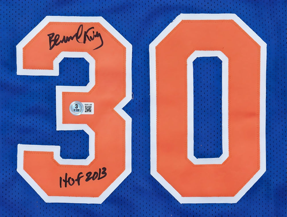 Bernard King Signed Jersey NBA Scoring Machine Authentic Sports Memorabilia