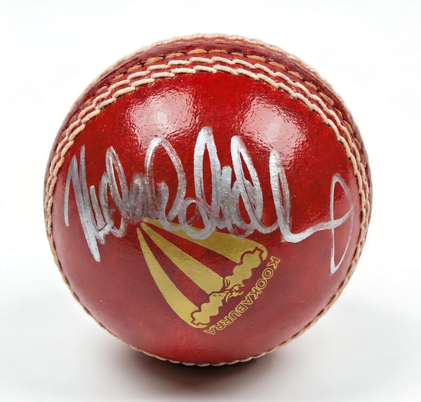 Michael Holding Autographed Cricket Ball from Legendary Windies Fast Bowler