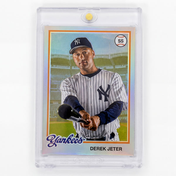 2022 Topps Archives Derek Jeter #126 Green Parallel 01/48 NY Yankees Rare